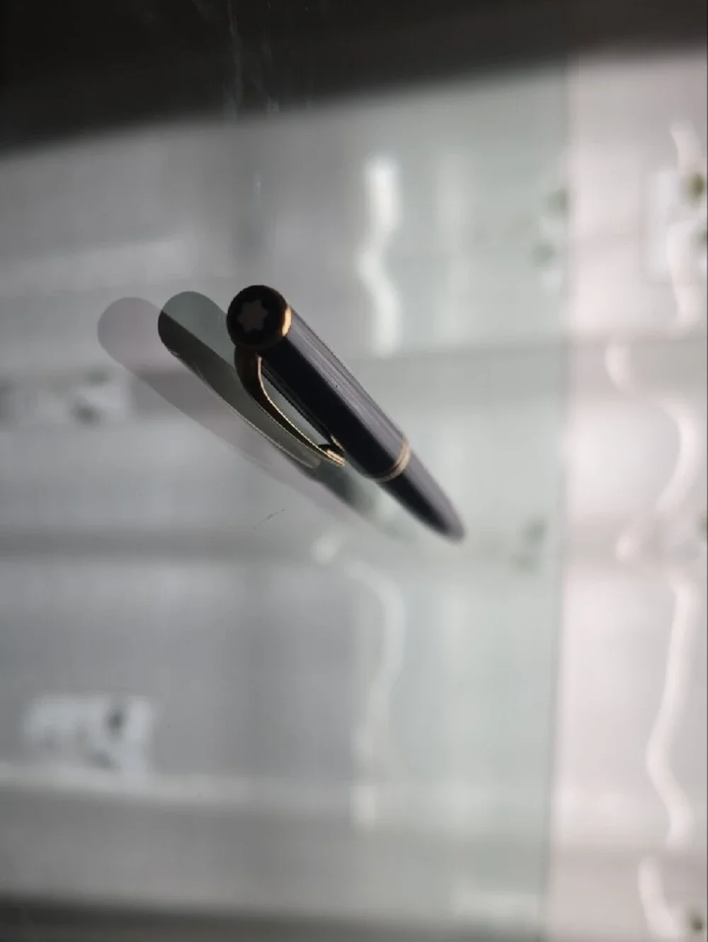 Montblanc Black and Gold Ballpoint Pen